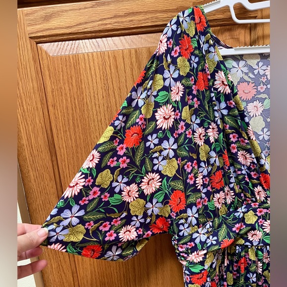 Kiyonna Pastel Floral Dress - Pink, Green, Blue, EUC, Size 2X - Picture 3 of 7